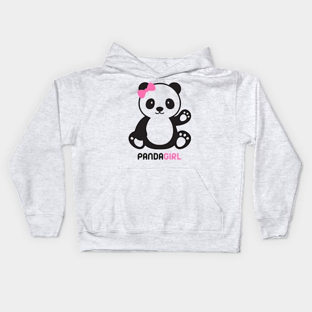 panda Kids Hoodie by Supertrooper